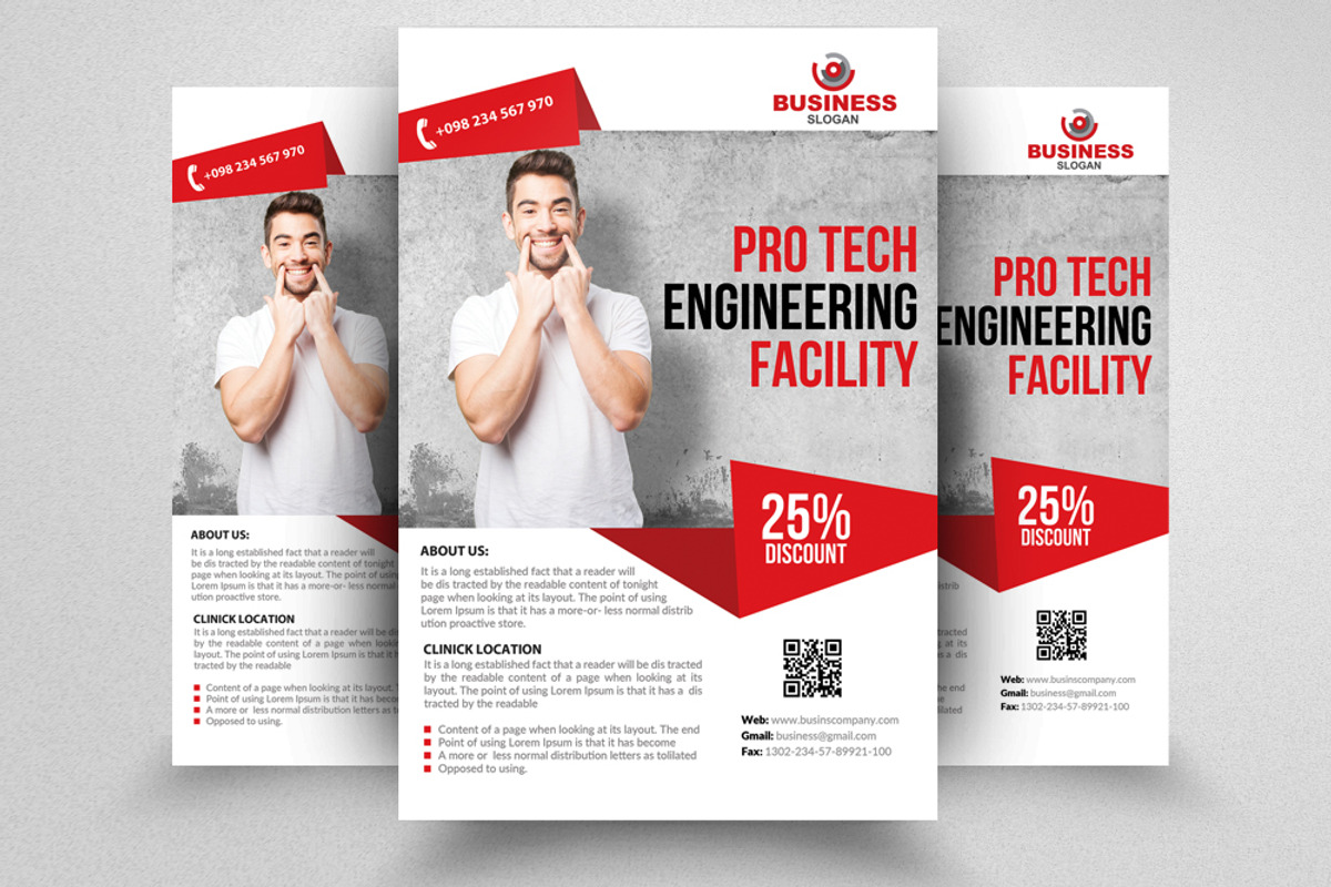 100 Business Flyers Mega Bundle, a Flyer Template by Design Up (Photo 86 of 100)