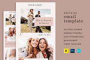 Blush Vibes Email Template, an Email Template by Edit & Go Templates (Thumbnail 1 of 5)