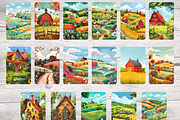 QUIRKY FARM ANIMALS CLIPART BUNDLE, an Animal Illustration by Daring Digies (Thumbnail 10 of 10)