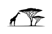 Giraffe Safari Silhouette Vector Bun, an Illustration by Designer_Momina (Thumbnail 30 of 51)
