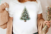 Christmas Tree Clipart Bundle, a Seasonal Illustration by CreationArt (Thumbnail 6 of 7)