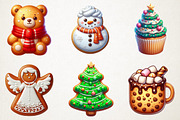 Christmas Cookies & Treats Clipart P, an Illustration by RobertsArt (Thumbnail 7 of 7)