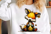 Whimsical spring funny fox clipart, an Illustration by SinaCreation (Thumbnail 5 of 11)
