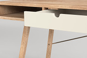 Scandinavian Desk 05, a Furniture 3D Model by maxtracing2 (Thumbnail 10 of 11)