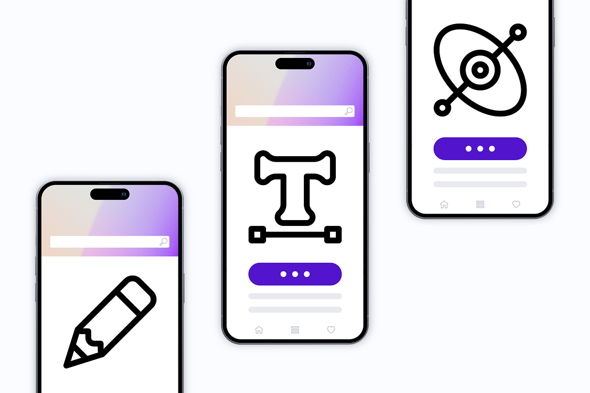 50 Vector Editing Icons, an Outline Icon by Side Project (Photo 5 of 7)