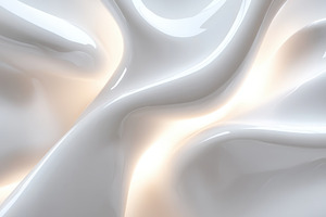 Soft flowing white textures create, a Photo by Pavel_design