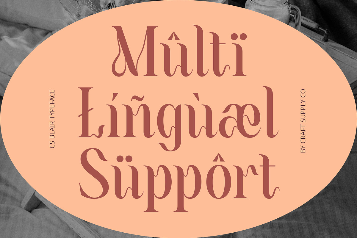 CS Blair – Art Nouveau Font, a Serif Font by Craft Supply Co. (Photo 3 of 8)