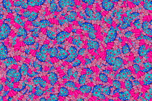 Colorful Cosutme Collage Motif Random Pattern