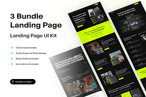 Bundle Landing Page UI KIT, an UI Kit Template by Creative Perspective
