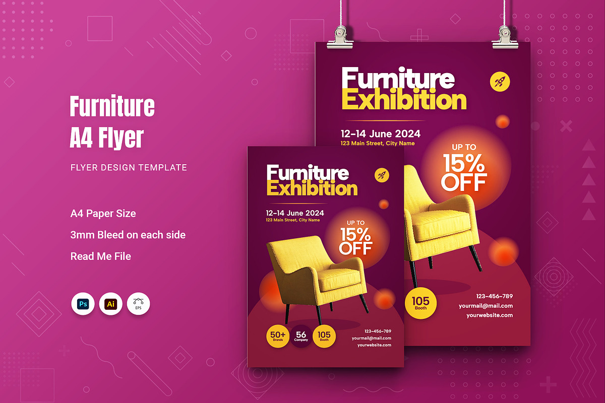 Furniture Flyer, a Flyer Template by Fannan Studio (Photo 1 of 2)
