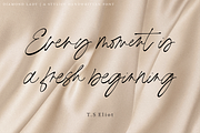 Diamond Lady – Handwritten Font, a Script Font by RedyStudio (Thumbnail 3 of 10)