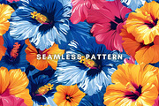 SUMMER FLOWERS SEAMLESS PATTERN, a Pattern Graphic by UniqueMe (Thumbnail 10 of 11)