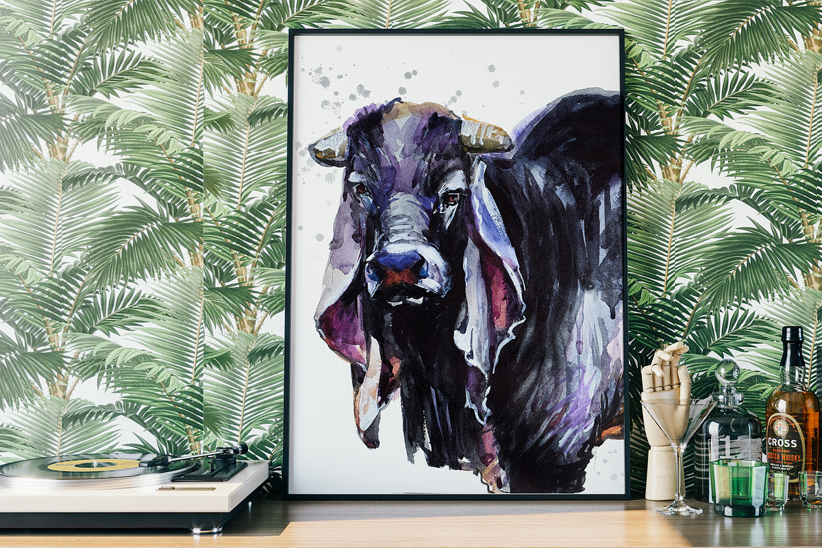 Cattle & Bulls Megabundle: 28 Breeds, an Animal Illustration by FineArt (Photo 7 of 16)