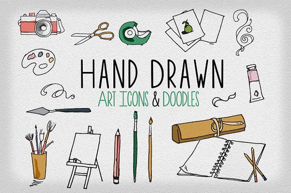 Art Supply Icons