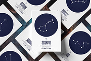 Zodiac - Print Set / Editable PSD, a Wallpaper Graphic by UgurSarac (Thumbnail 9 of 10)