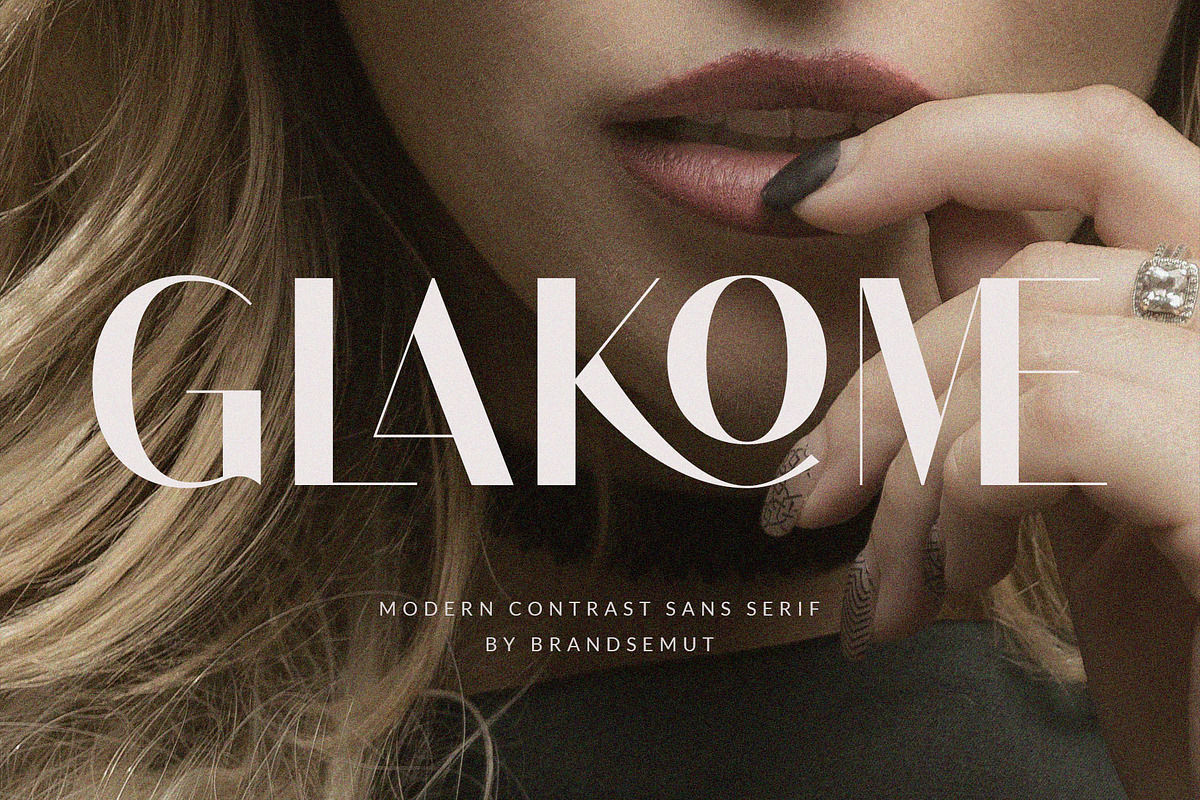 Glakome – Modern Contrast Sans Serif, a Sans Serif Font by BrandSemut (Photo 1 of 12)