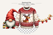 UglyCute Nordic Christmas Clipart, an Illustration by Artnoy (Thumbnail 5 of 8)