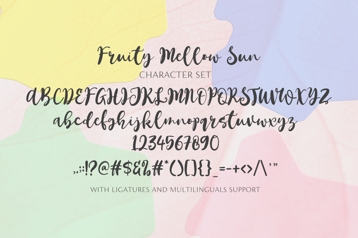 Fruity Mellow Sun, a Script Font by Epiclinez (Photo 5 of 5)