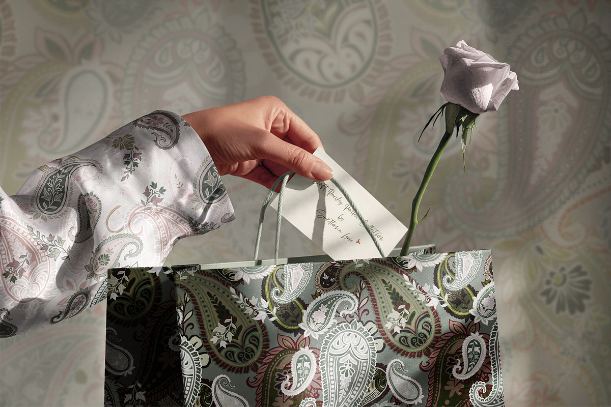 Paisley Seamless Pattern Set, a Pattern Graphic by Svetlana Lerie (Photo 3 of 9)
