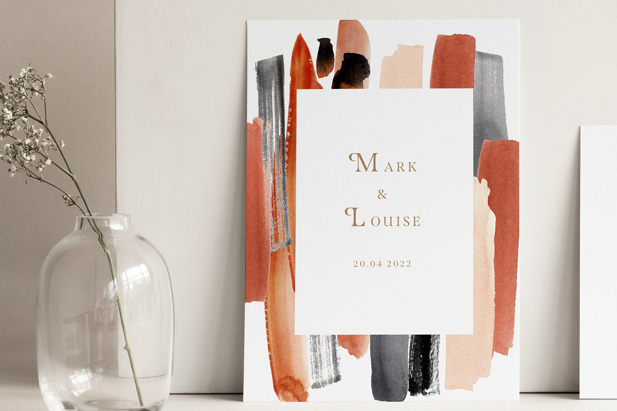 Coco - Abstract Watercolors, an Illustration by Twigs and Twine (Photo 9 of 14)
