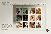 Soleil Branding Board Kit + Logo, a Branding & Logo Template by CC CREATIVE CO (Thumbnail 4 of 9)