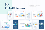 Startup Business Illustration Pack, a Templates & Theme by Graphicdunk (Thumbnail 5 of 7)