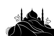 Beautiful Ramadan mosque silhouette, an Illustration by Amazin_art (Thumbnail 24 of 31)