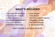 Realistic Alcohol Ink Brushes, a Brush Add-On by Angela Roze (Thumbnail 3 of 7)