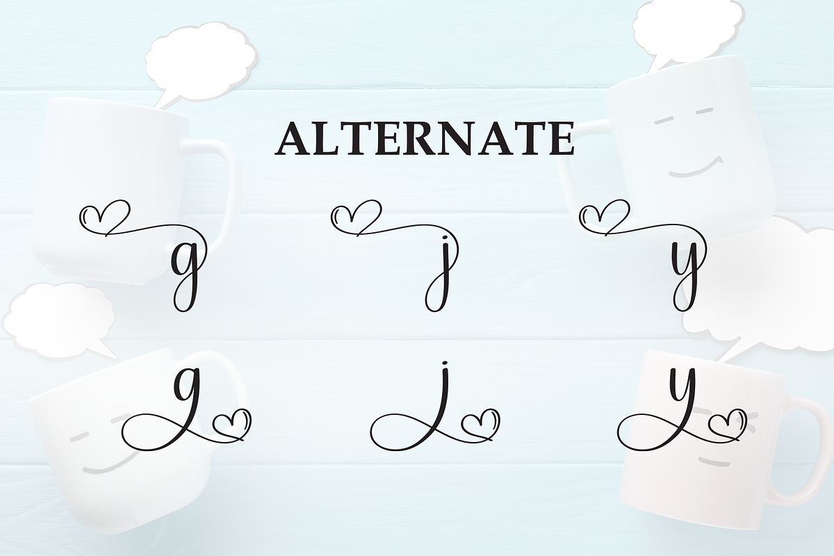 Babymug | Script Font, a Handwritten Font by Scratchones (Photo 8 of 9)