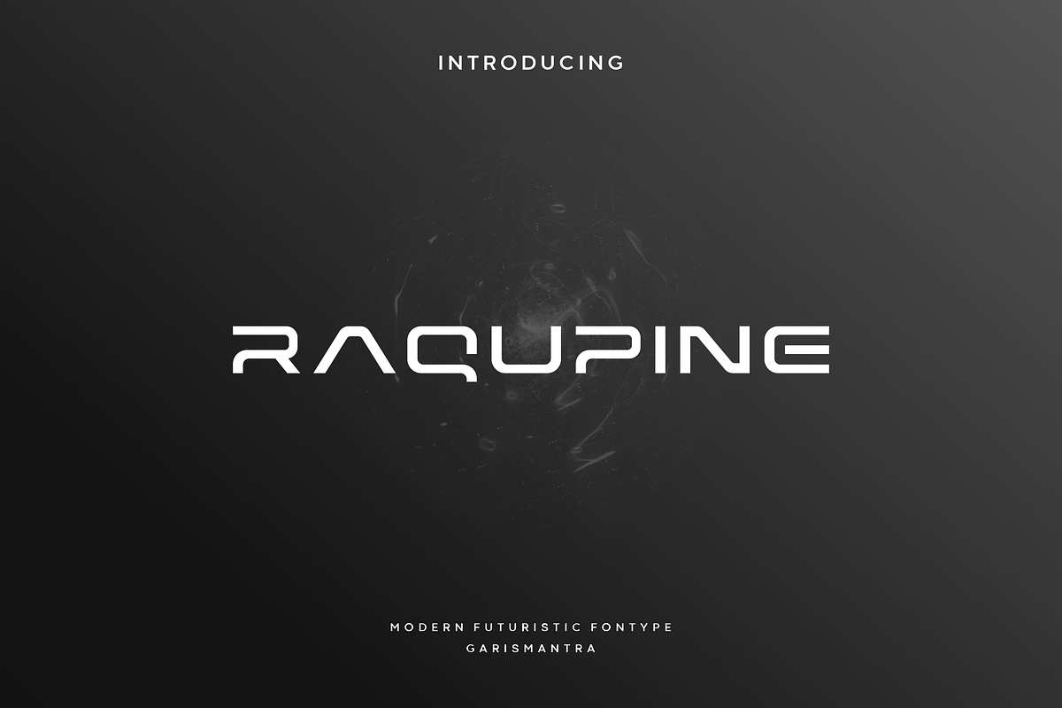 Raqupine, a Font by garismantra (Photo 1 of 4)