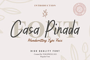 Casa Pinada - Girly Fancy font, a Sans Serif Font by TokoPress (Thumbnail 1 of 10)