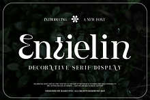 Entielin Decorative Serif Font