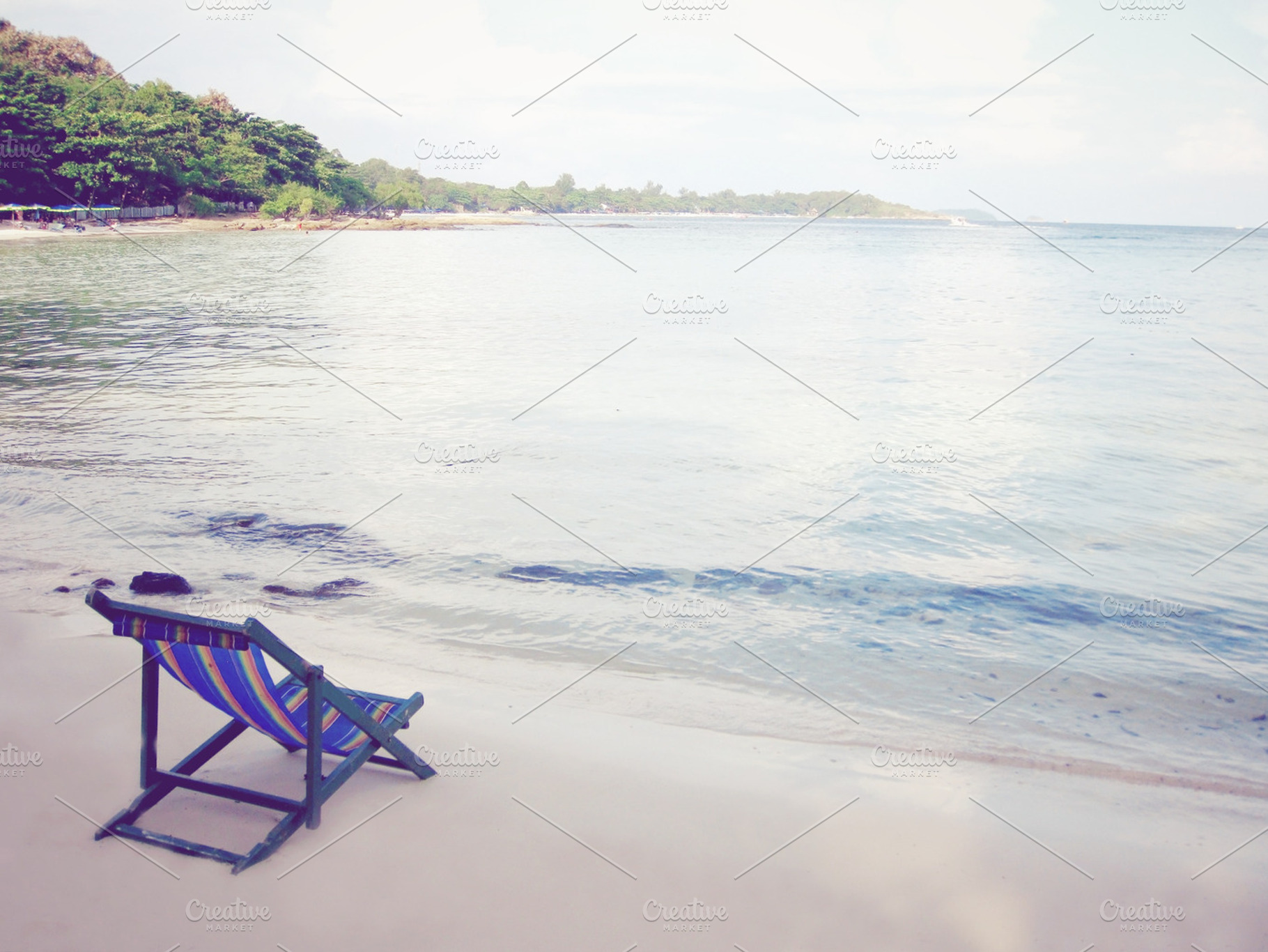 A Deck Chair By The Sea