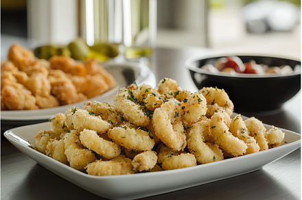 plate of Fritto Misto adorned with, a Food & Drink Photo by Lermont51