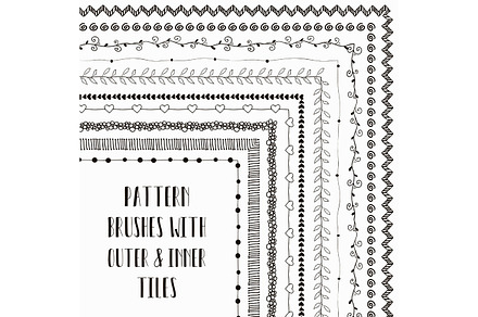 Vector Pattern Brushes preview 2