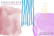 Procreate Watercolor Brush & Stamps, a Brush Add-On by CC CREATIVE CO (Thumbnail 13 of 21)