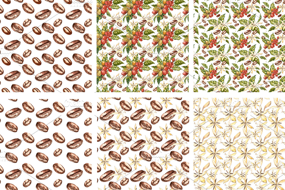 Coffee in botanical style, a Food Illustration by Ann Astro (Photo 7 of 9)