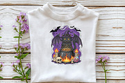 Black Cat Png,Halloween Png, Spooky, an Illustration by DreamCafeArt (Thumbnail 3 of 7)