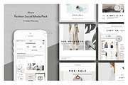 Fashion Social Media Pack • Nanna, a Social Media Template by Nonola (Thumbnail 1 of 9)