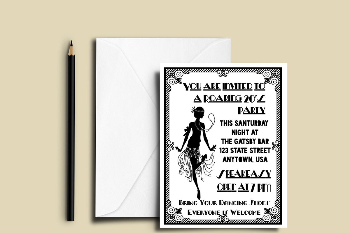 Gatsby Flappers/Mobsters AI EPS PNG, a Person Illustration by FrankiesDaughtersDesign (Photo 6 of 6)