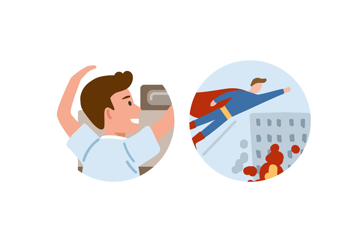 Child watching movie, a Person Illustration by Good Studio (Photo 3 of 3)