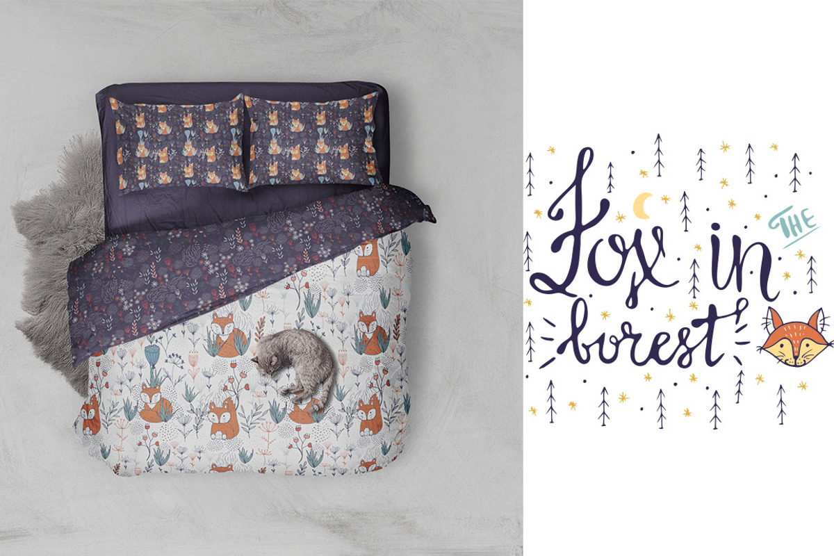 Cute fox.Vector design collection, an Animal Illustration by TashaDraw (Photo 5 of 10)