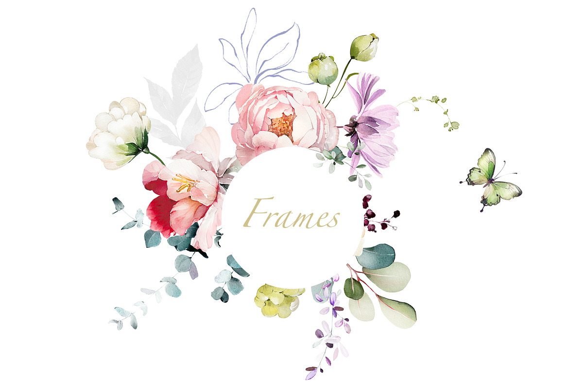 Watercolor tropical flowers, a Decorative Illustration by Lisima (Photo 6 of 11)