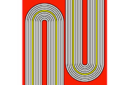Yellow Arch Geometric, a Decorative Illustration by Sharon Schwalbe (Thumbnail 4 of 5)