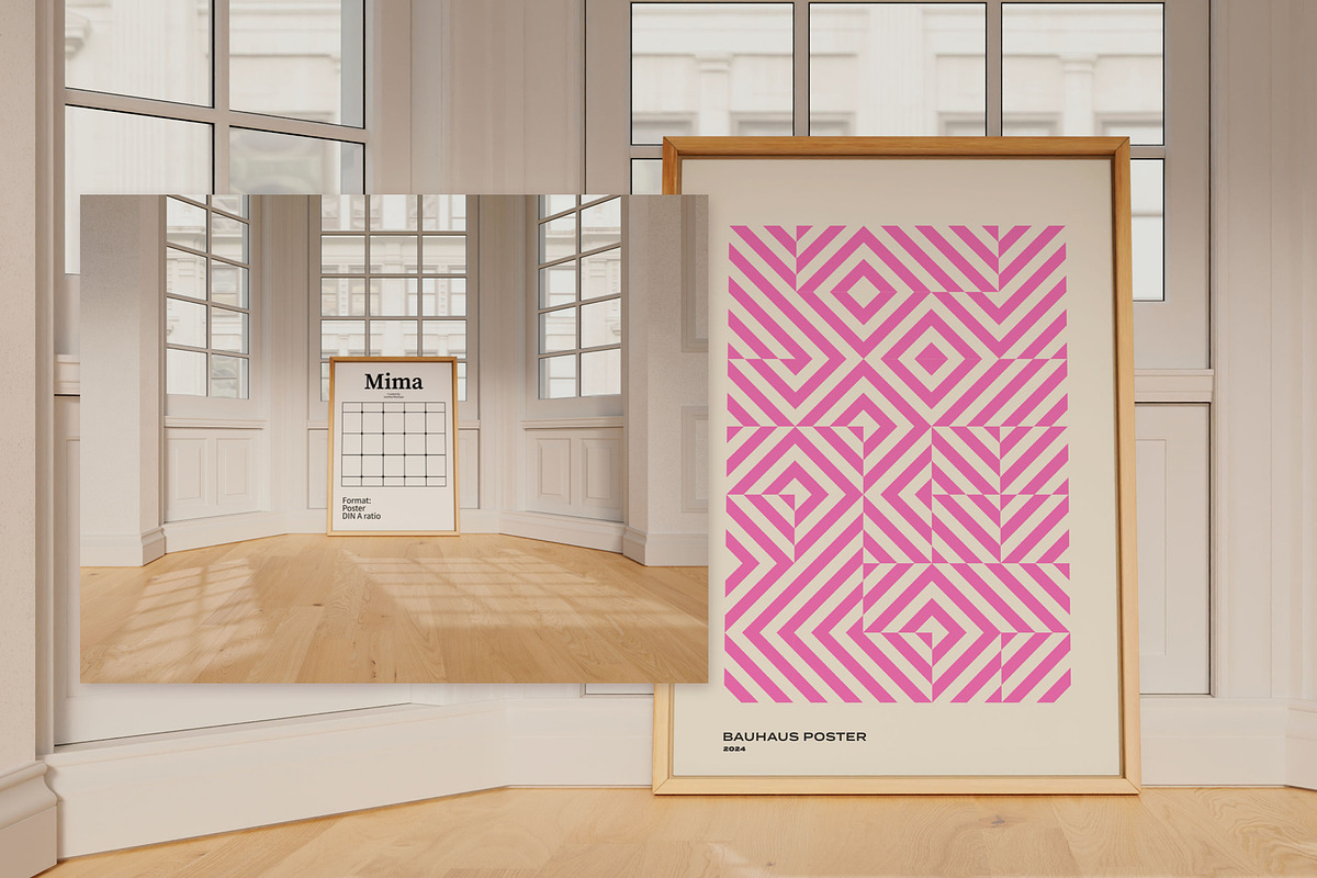 Artwork Frame Mockups DIN A Ratio, a Household Mockup by Bonumo (Photo 9 of 10)