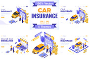 Car Insurance Services Concepts, a Finance Illustration by TAlex (Thumbnail 1 of 6)