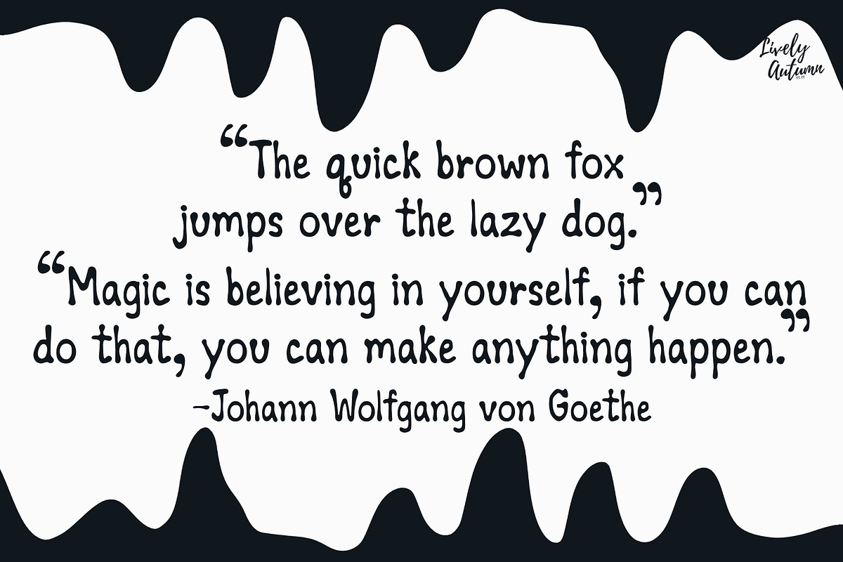 Magical Ink | handwriting font, a Handwritten Font by LivelyAutumn11.11 (Photo 4 of 4)