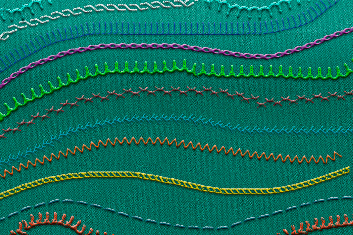 Velvet STYLES & STITCH BRUSHES PS, a Layer Style Add-On by Alexiva (Photo 5 of 6)