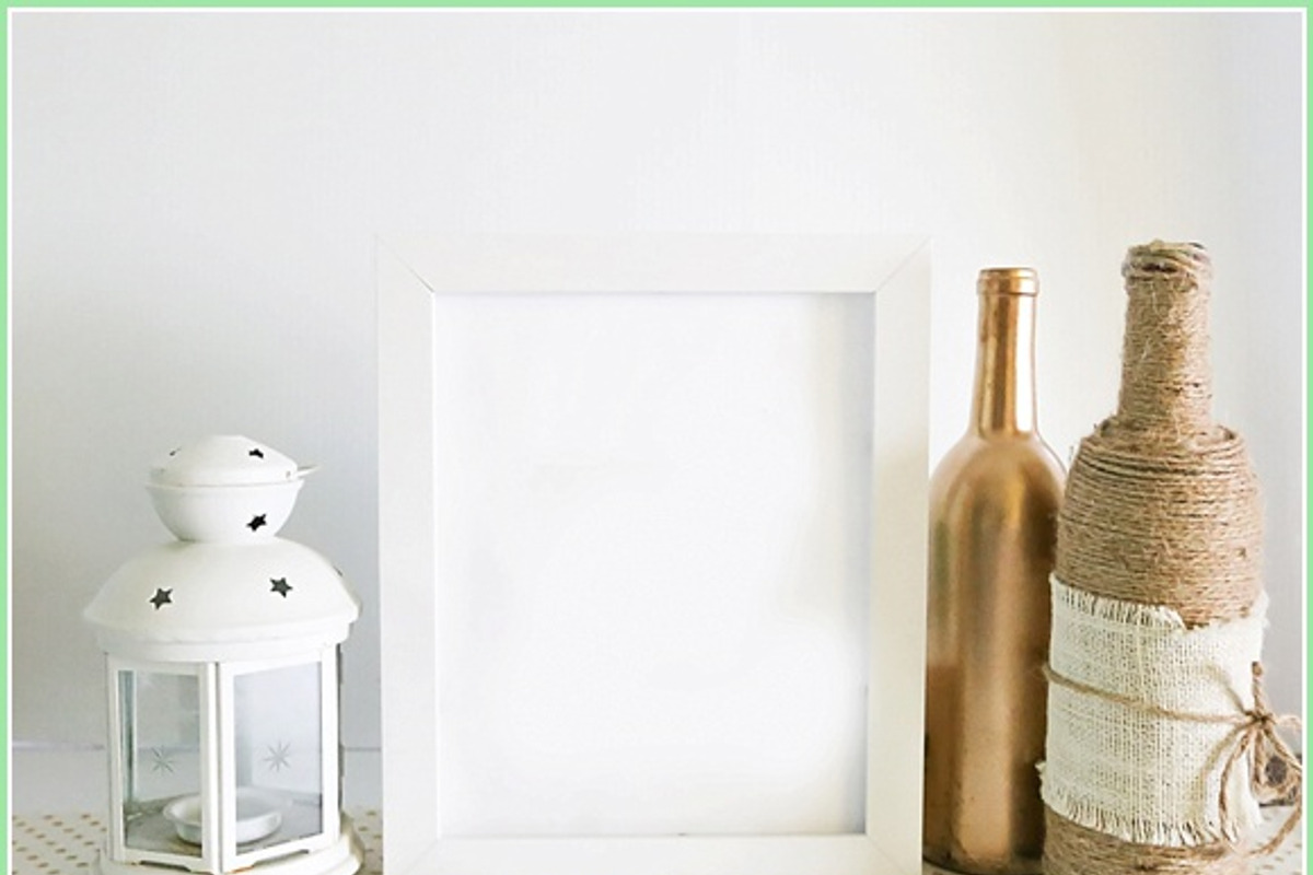 White & Gold Mock Up Bundle, a Print Template by Made By  Marisa (Photo 8 of 8)
