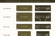 Canva Modern Branding Kit Template, a Branding & Logo Template by Branding Babe Co. (Thumbnail 6 of 9)